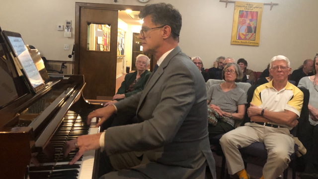 David Brown piano concert at AUUC