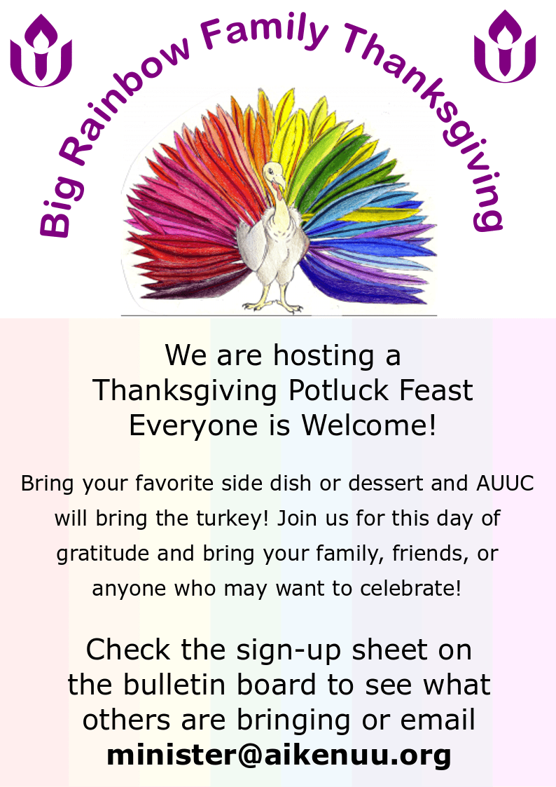 Big Rainbow Family Thanksgiving 2018